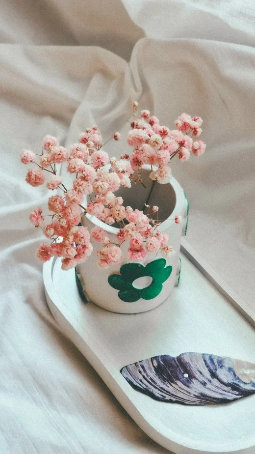 Стаканчик с цветами